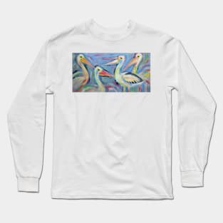 Pelicans - Acrylics Long Sleeve T-Shirt